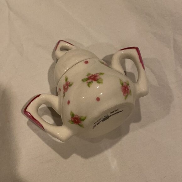 Astor Lane Dillard’s Vintage 15 piece Floral Porcelain Play Mini Tea Set EUC - Picture 10 of 16